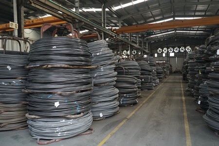 steel wire rod storage
